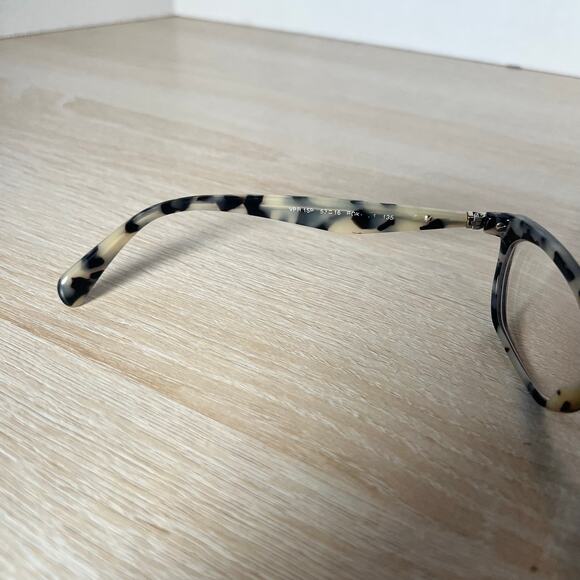 Prada VPR15P ROK-1O1 Eyeglasses Black Tortoise Cream PARTS ONLY 53-16-135 - Picture 4 of 10